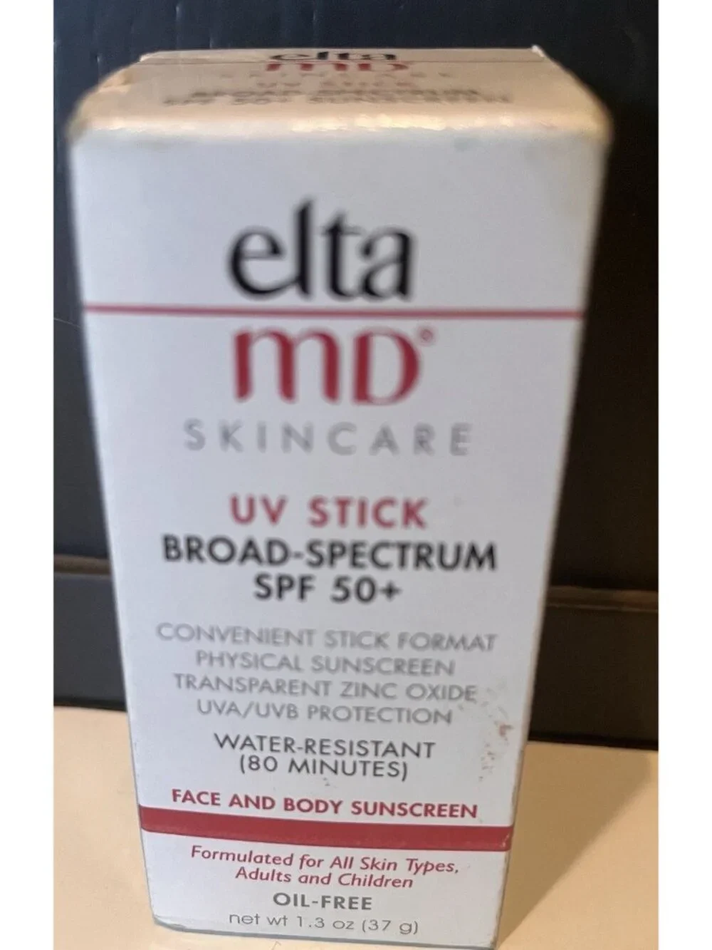 Elta MD UV Stick Broad Spectrum SPF 50+ Oil Free Face + Body, 1.3oz 2 BOXES
